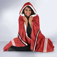 Personalized Canada Curling Hooded Blanket Maple Leaf Red Version - Wonder Print Shop