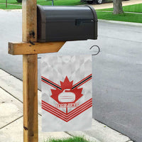 Personalized Canada Curling Garden Flag Maple Leaf White Version - Wonder Print Shop