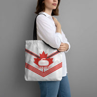 Personalized Canada Curling Tote Bag Maple Leaf White Version - Wonder Print Shop