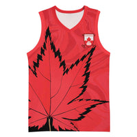 Custom Canada Curling Basketball Jersey Go Maple Leaf Marble Style - Wonder Print Shop