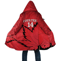 Custom Canada Curling Cloak Go Maple Leaf Marble Style - Wonder Print Shop