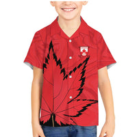 Custom Canada Curling Family Matching Mermaid Dress and Hawaiian Shirt Go Maple Leaf Marble Style - Wonder Print Shop