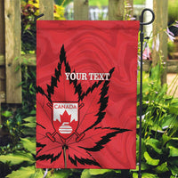Custom Canada Curling Garden Flag Go Maple Leaf Marble Style - Wonder Print Shop