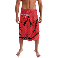 Custom Canada Curling Lavalava Go Maple Leaf Marble Style - Wonder Print Shop
