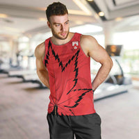 Custom Canada Curling Men Tank Top Go Maple Leaf Marble Style - Wonder Print Shop