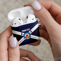 Personalized Scotland Curling AirPods Case Go Scottish Flag Style - Wonder Print Shop