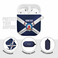 Personalized Scotland Curling AirPods Case Go Scottish Flag Style - Wonder Print Shop