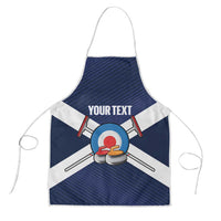 Personalized Scotland Curling Apron Go Scottish Flag Style - Wonder Print Shop