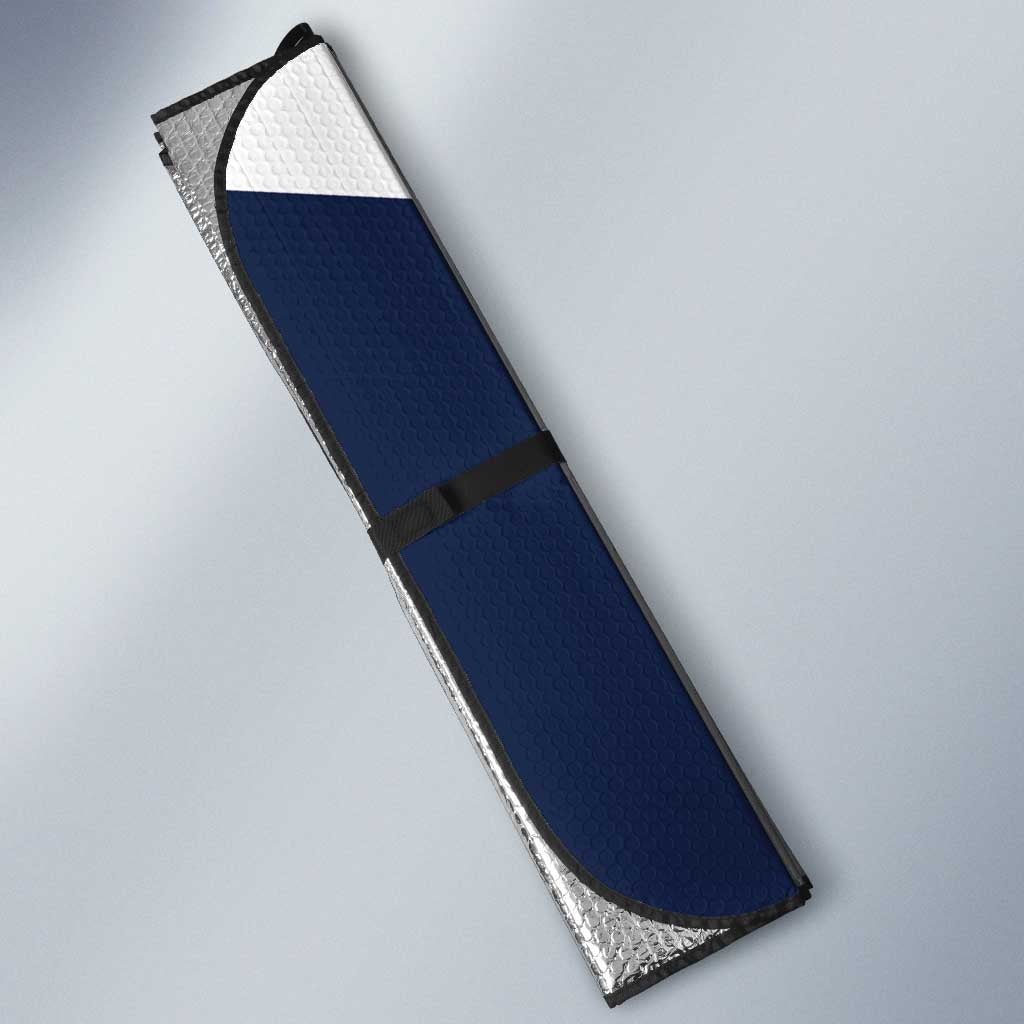Personalized Scotland Curling Auto Sun Shade Go Scottish Flag Style - Wonder Print Shop