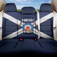 Personalized Scotland Curling Back Car Seat Cover Go Scottish Flag Style - Wonder Print Shop