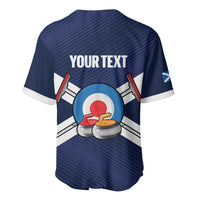 Personalized Scotland Curling Baseball Jersey Go Scottish Flag Style - Wonder Print Shop