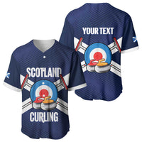 Personalized Scotland Curling Baseball Jersey Go Scottish Flag Style - Wonder Print Shop