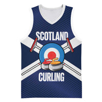 Personalized Scotland Curling Basketball Jersey Go Scottish Flag Style - Wonder Print Shop