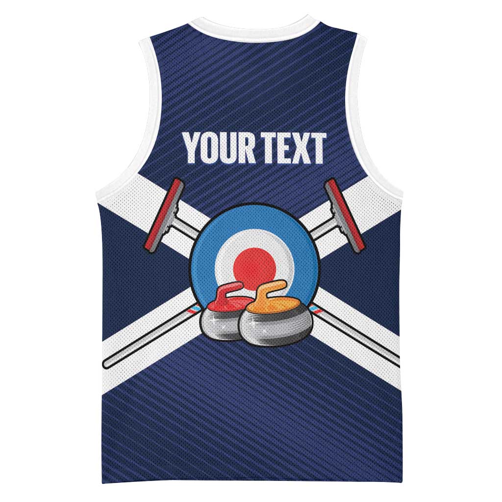 Personalized Scotland Curling Basketball Jersey Go Scottish Flag Style - Wonder Print Shop