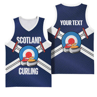 Personalized Scotland Curling Basketball Jersey Go Scottish Flag Style - Wonder Print Shop