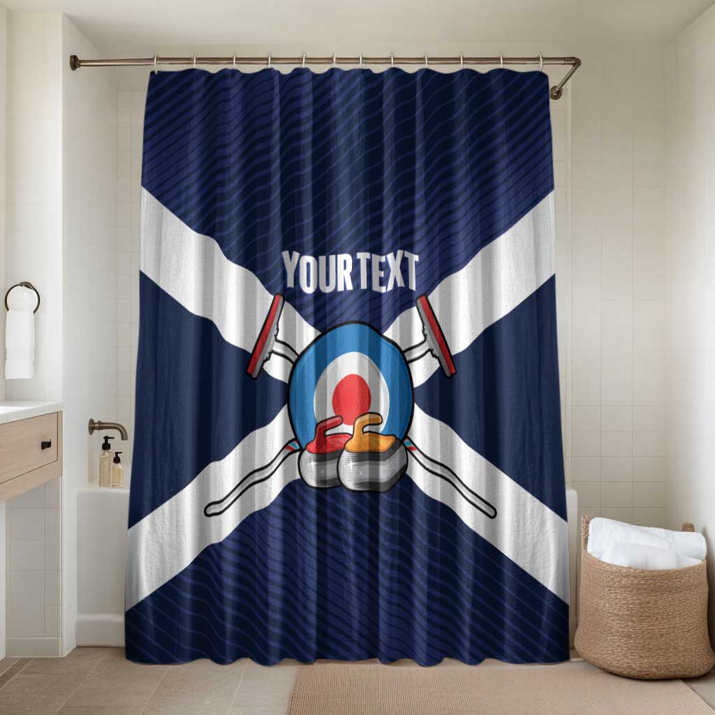 Personalized Scotland Curling Bathroom Set Go Scottish Flag Style - Wonder Print Shop