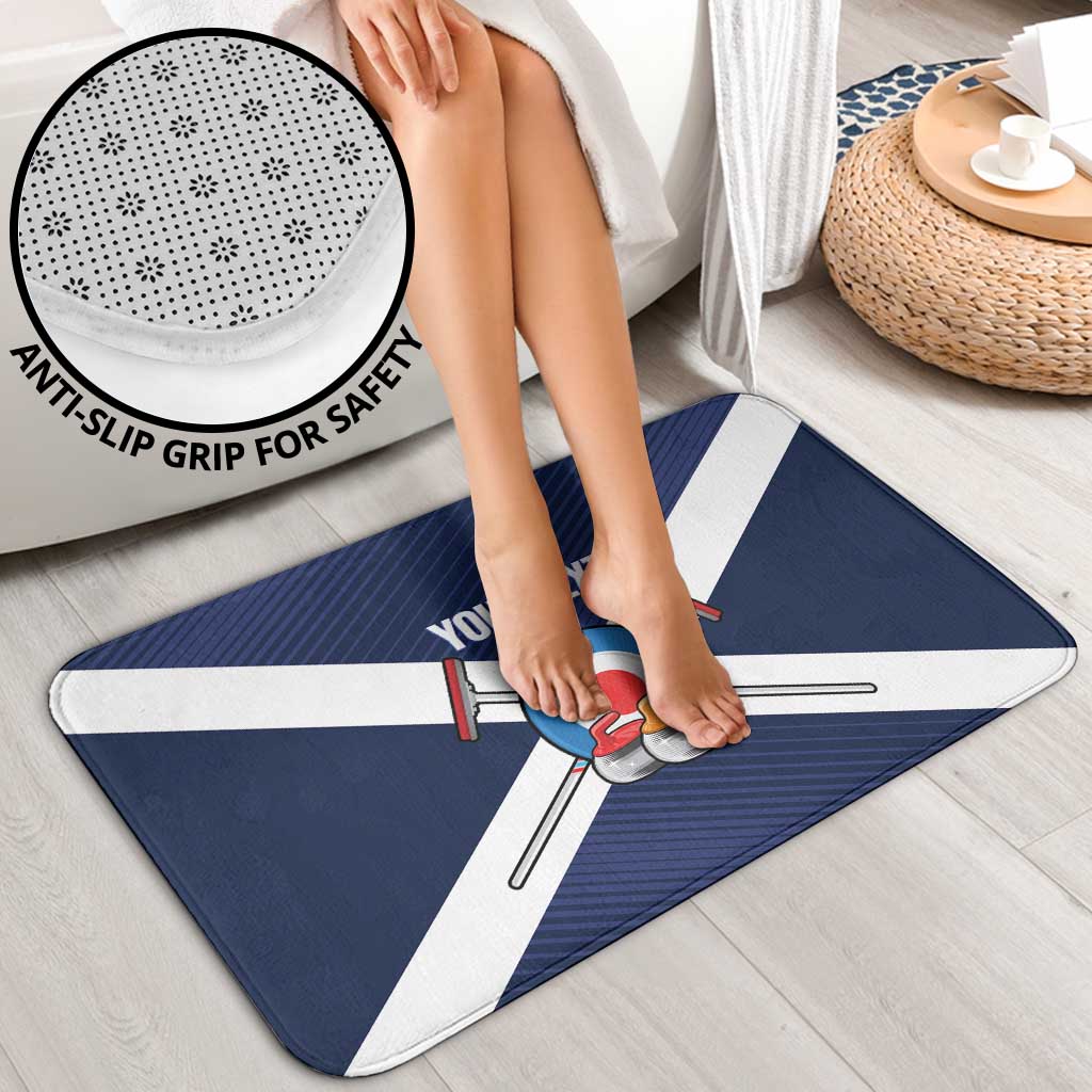 Personalized Scotland Curling Bathroom Set Go Scottish Flag Style - Wonder Print Shop