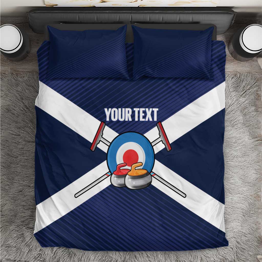 Personalized Scotland Curling Bedding Set Go Scottish Flag Style - Wonder Print Shop