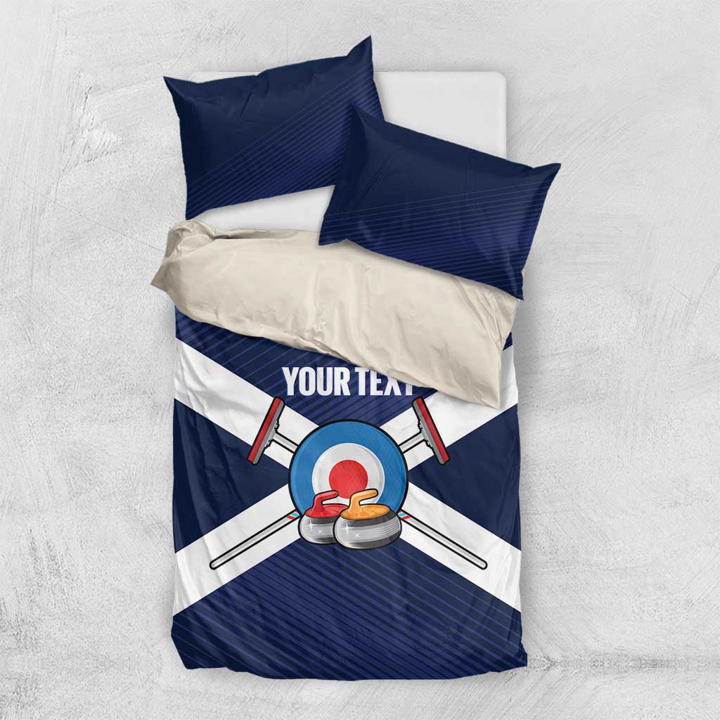 Personalized Scotland Curling Bedding Set Go Scottish Flag Style - Wonder Print Shop