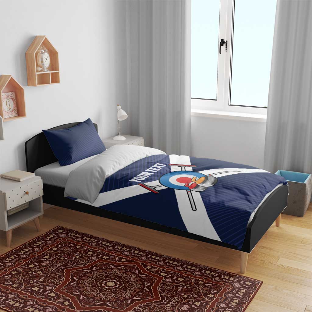 Personalized Scotland Curling Bedding Set Go Scottish Flag Style - Wonder Print Shop