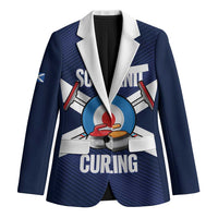Personalized Scotland Curling Blazer Go Scottish Flag Style - Wonder Print Shop