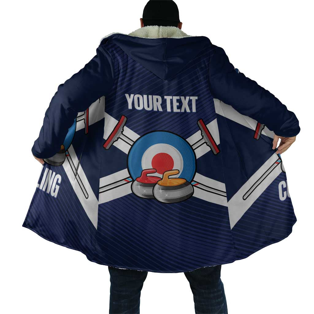 Personalized Scotland Curling Cloak Go Scottish Flag Style - Wonder Print Shop