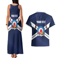 Personalized Scotland Curling Couples Matching Tank Maxi Dress and Hawaiian Shirt Go Scottish Flag Style - Wonder Print Shop