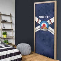 Personalized Scotland Curling Door Cover Go Scottish Flag Style - Wonder Print Shop