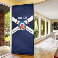 Personalized Scotland Curling Door Cover Go Scottish Flag Style - Wonder Print Shop