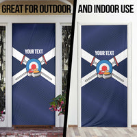 Personalized Scotland Curling Door Cover Go Scottish Flag Style - Wonder Print Shop