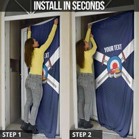Personalized Scotland Curling Door Cover Go Scottish Flag Style - Wonder Print Shop