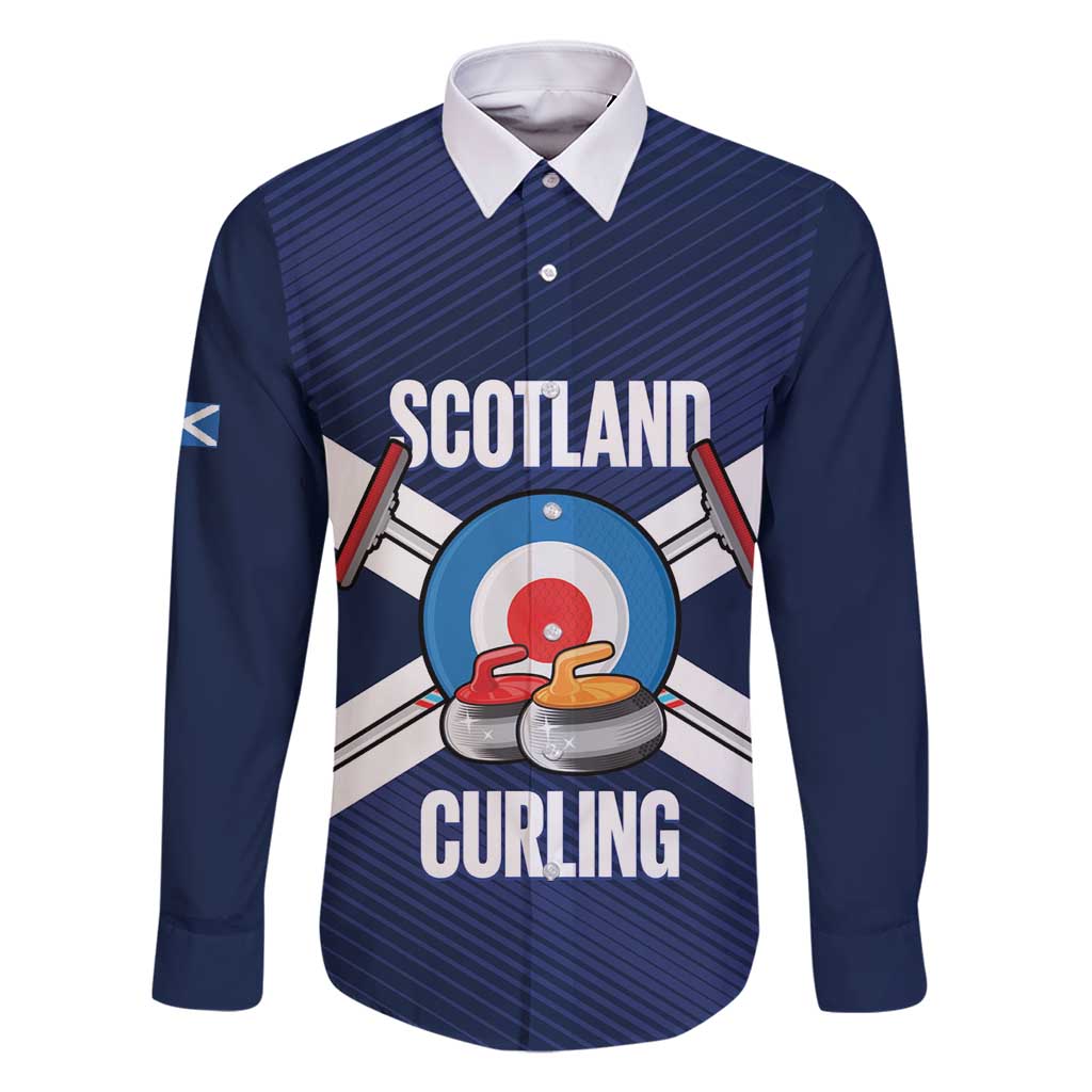 Personalized Scotland Curling Family Matching Mermaid Dress and Hawaiian Shirt Go Scottish Flag Style - Wonder Print Shop