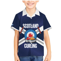 Personalized Scotland Curling Family Matching Mermaid Dress and Hawaiian Shirt Go Scottish Flag Style - Wonder Print Shop