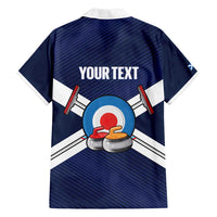 Personalized Scotland Curling Family Matching Puletasi and Hawaiian Shirt Go Scottish Flag Style - Wonder Print Shop