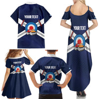 Personalized Scotland Curling Family Matching Summer Maxi Dress and Hawaiian Shirt Go Scottish Flag Style - Wonder Print Shop