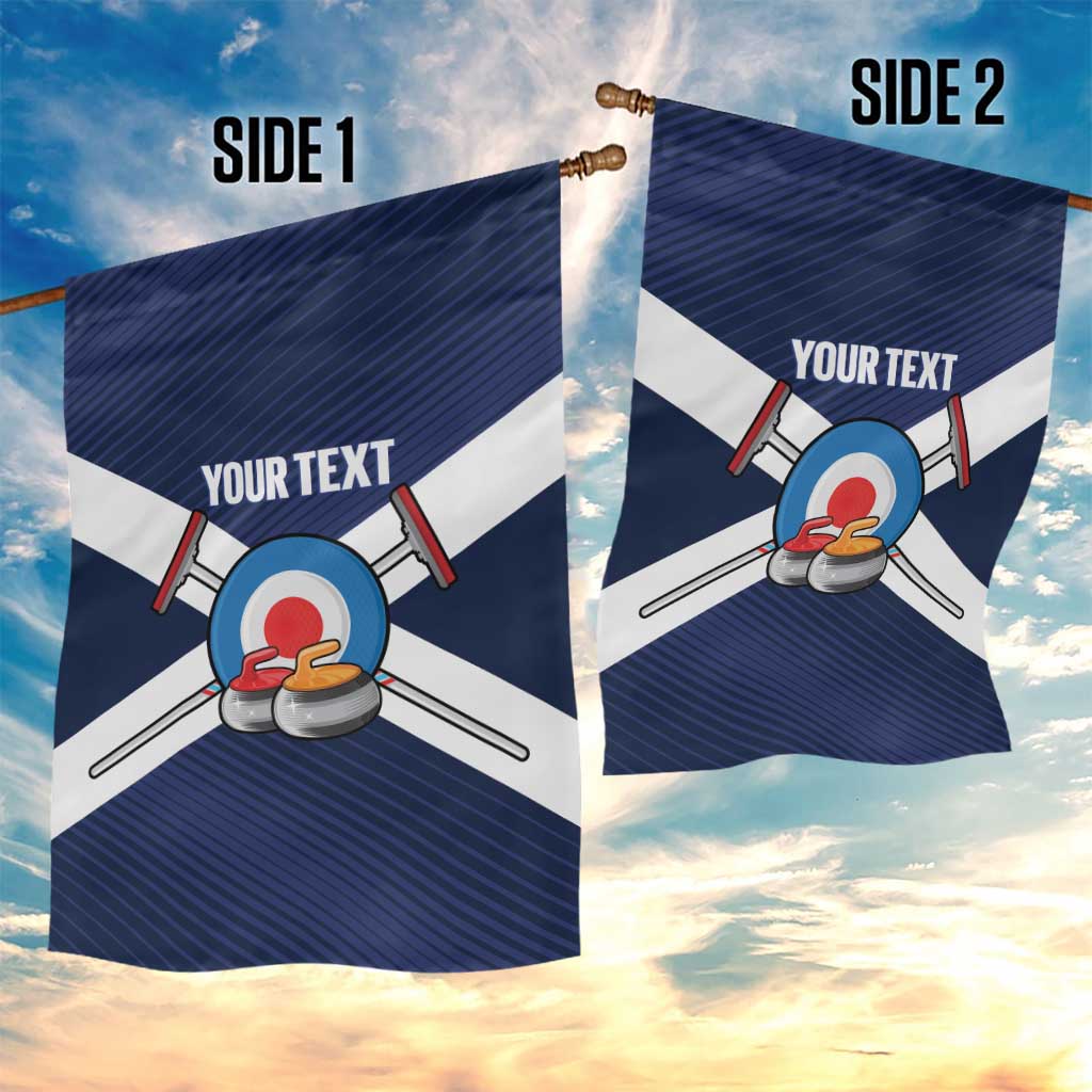 Personalized Scotland Curling Garden Flag Go Scottish Flag Style - Wonder Print Shop