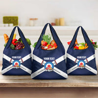 Personalized Scotland Curling Grocery Bag Go Scottish Flag Style - Wonder Print Shop