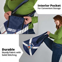 Personalized Scotland Curling Grocery Bag Go Scottish Flag Style - Wonder Print Shop
