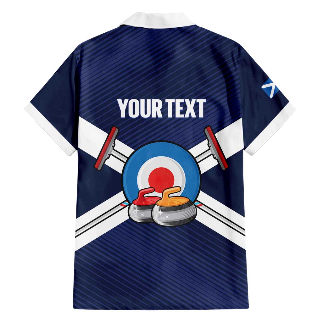 Personalized Scotland Curling Hawaiian Shirt Go Scottish Flag Style - Wonder Print Shop