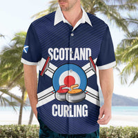 Personalized Scotland Curling Hawaiian Shirt Go Scottish Flag Style - Wonder Print Shop