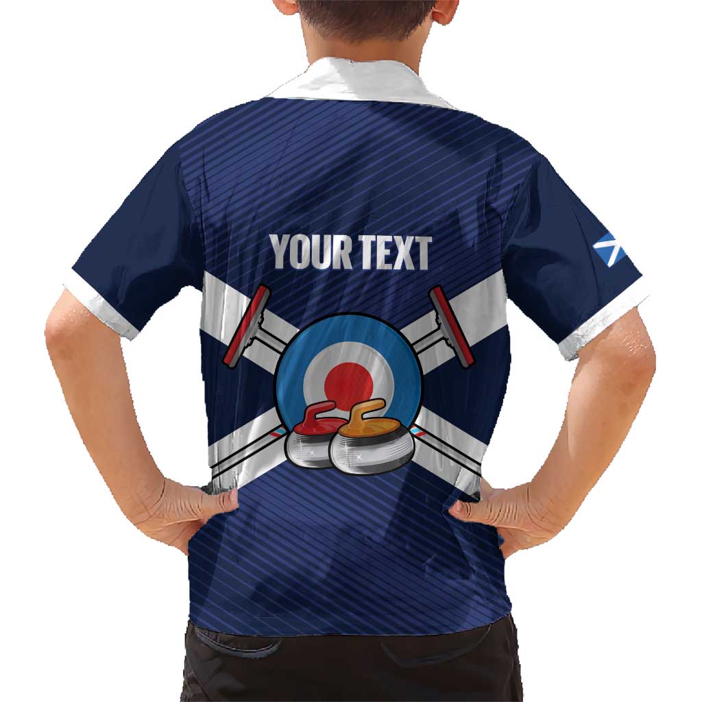 Personalized Scotland Curling Hawaiian Shirt Go Scottish Flag Style - Wonder Print Shop