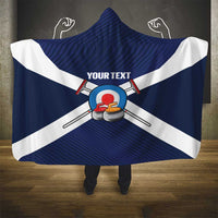 Personalized Scotland Curling Hooded Blanket Go Scottish Flag Style - Wonder Print Shop