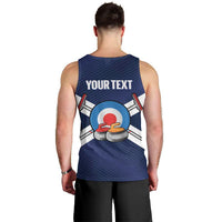 Personalized Scotland Curling Men Tank Top Go Scottish Flag Style - Wonder Print Shop