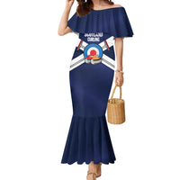 Personalized Scotland Curling Mermaid Dress Go Scottish Flag Style - Wonder Print Shop