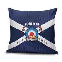 Personalized Scotland Curling Pillow Cover Go Scottish Flag Style - Wonder Print Shop