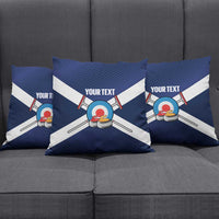 Personalized Scotland Curling Pillow Cover Go Scottish Flag Style - Wonder Print Shop