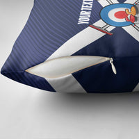 Personalized Scotland Curling Pillow Cover Go Scottish Flag Style - Wonder Print Shop