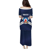 Personalized Scotland Curling Puletasi Go Scottish Flag Style - Wonder Print Shop