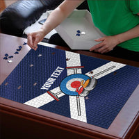 Personalized Scotland Curling Puzzle Go Scottish Flag Style - Wonder Print Shop
