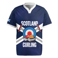 Personalized Scotland Curling Rugby Jersey Go Scottish Flag Style - Wonder Print Shop